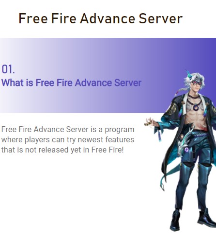 Free fire advance server: 
